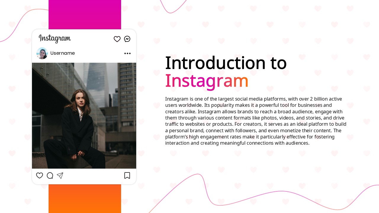 instagram theme introduction template