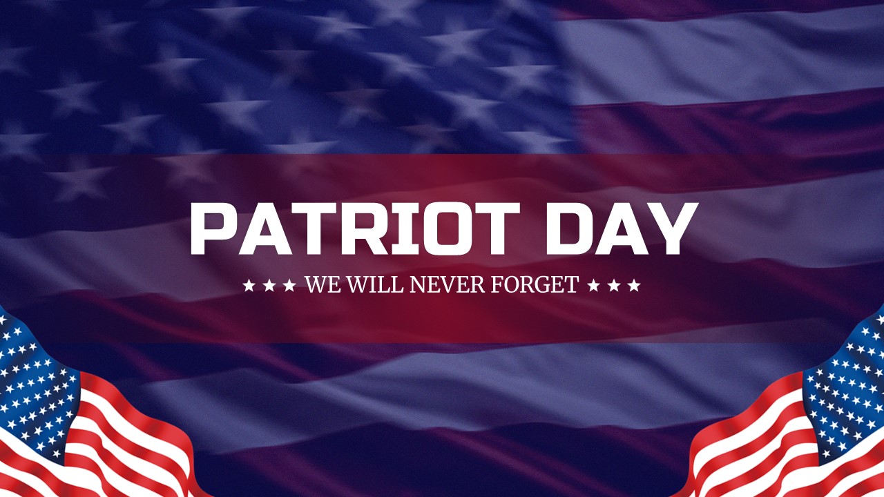 patriot day poster template