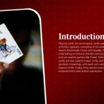 playing cards theme intro template