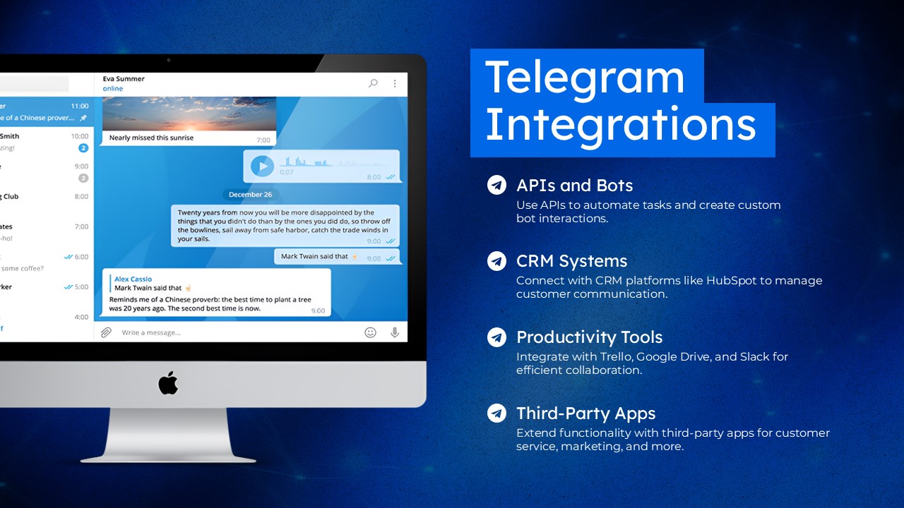 Free Telegram PowerPoint Template & Google Slides - SlideChef