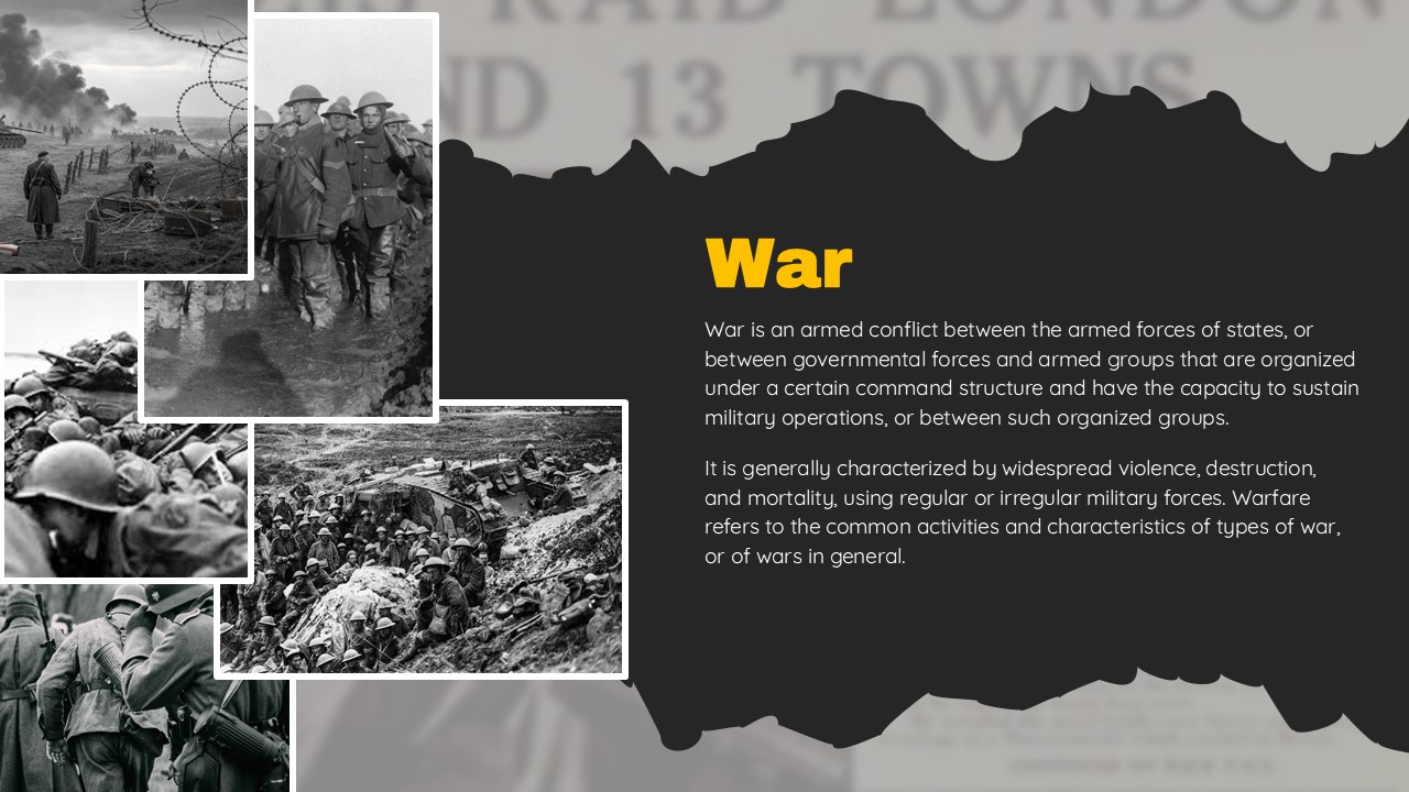 war powerpoint template