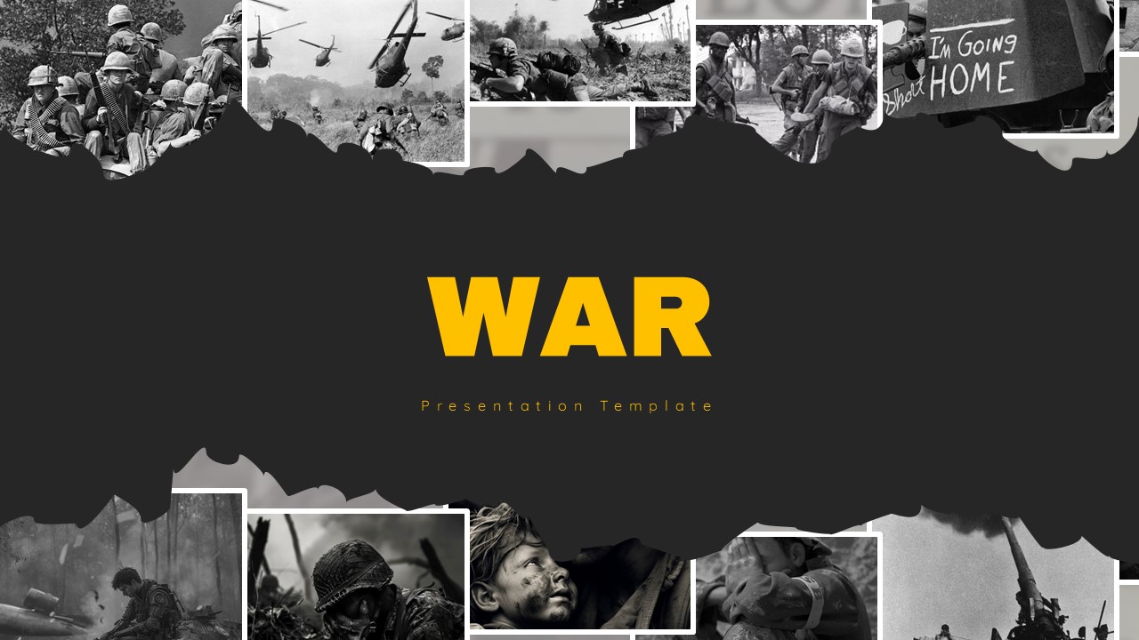 war presentation template