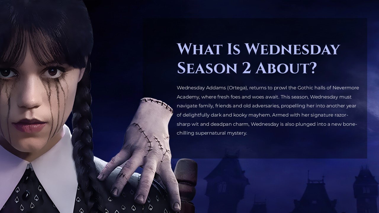 wednesday addams template