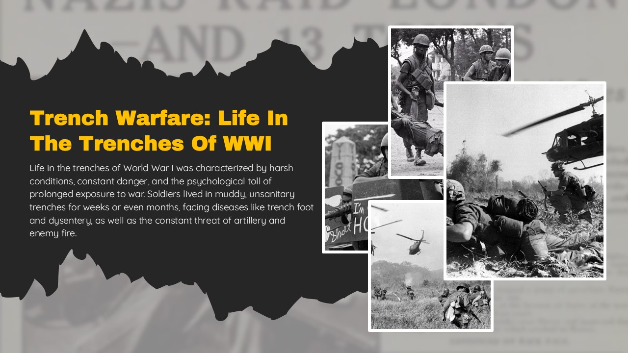 world war i template