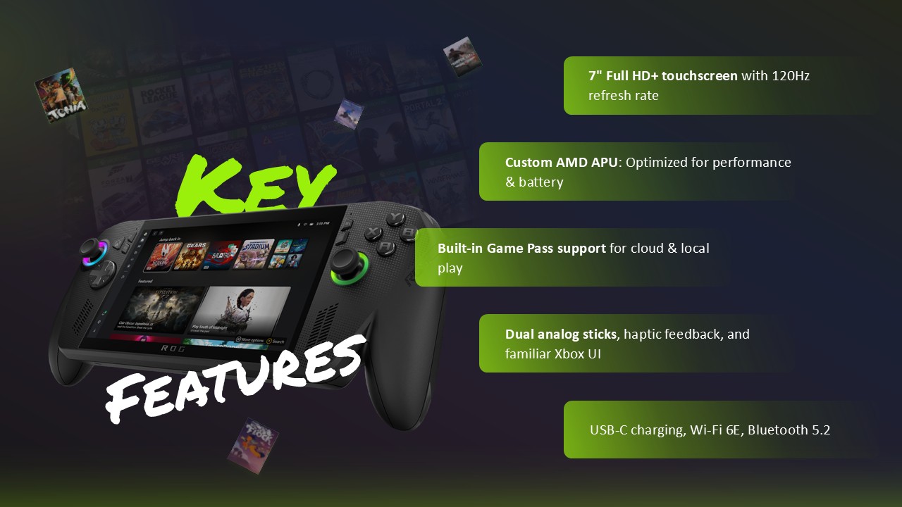 xbox handheld features