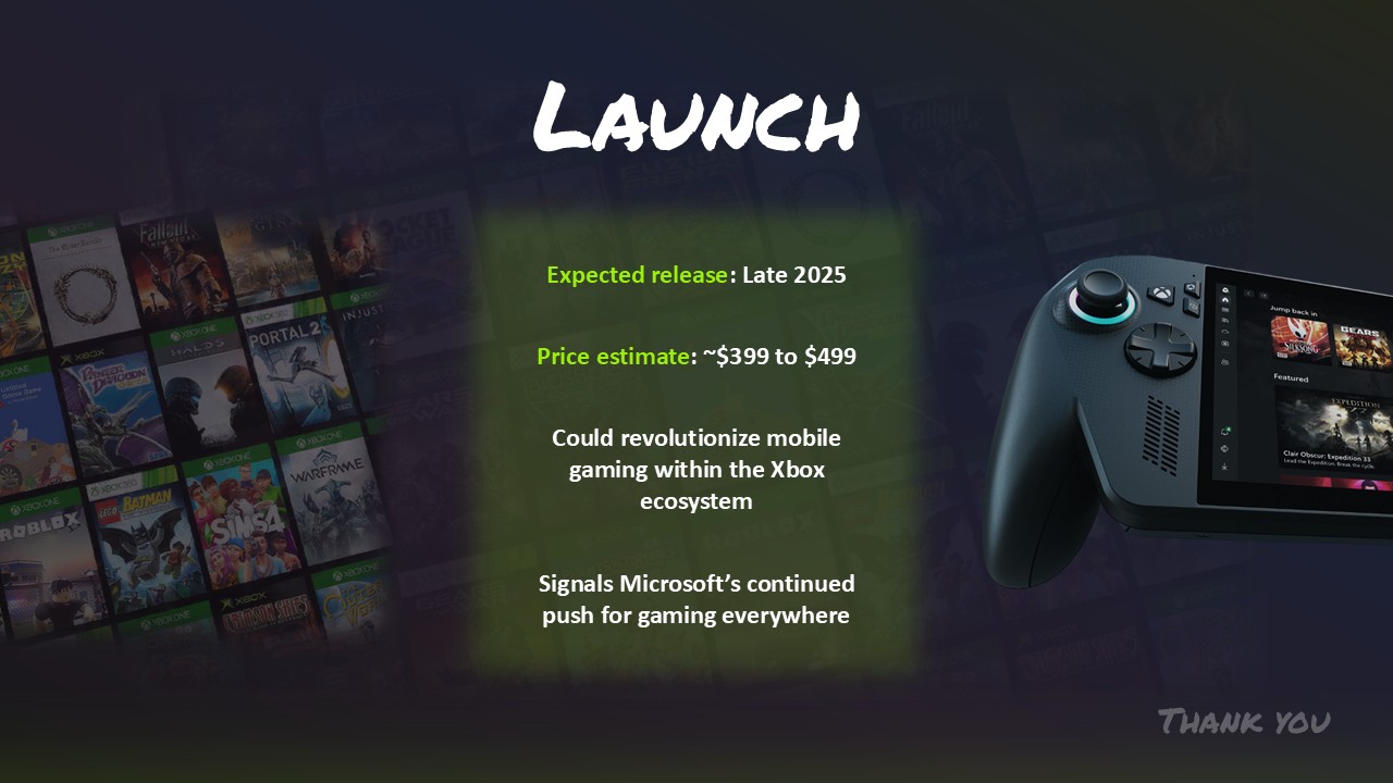 xbox handheld launch