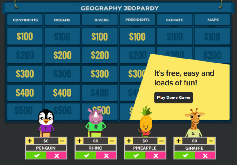 Top 10 Free Jeopardy Templates | Ultimate Jeopardy Game Maker - SlideChef