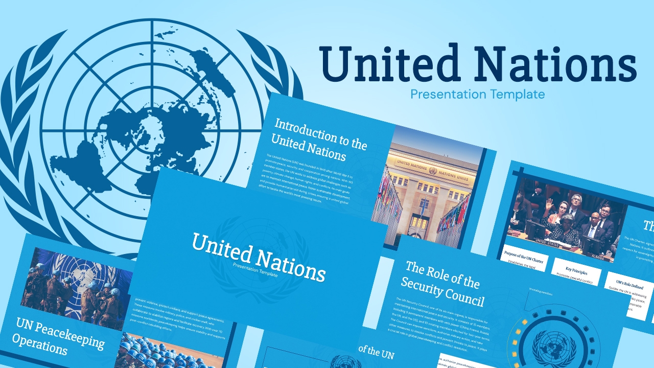 United Nations Template cover