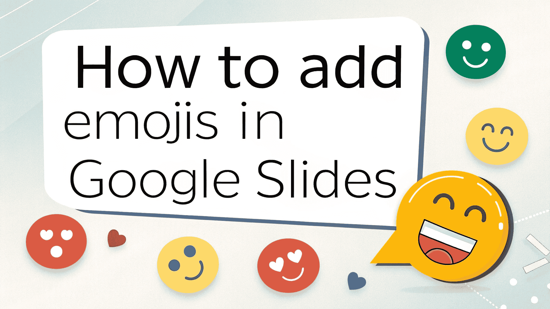 add emojis in google slides