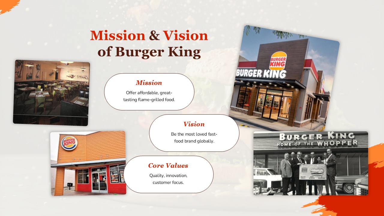 burger king vision and mission