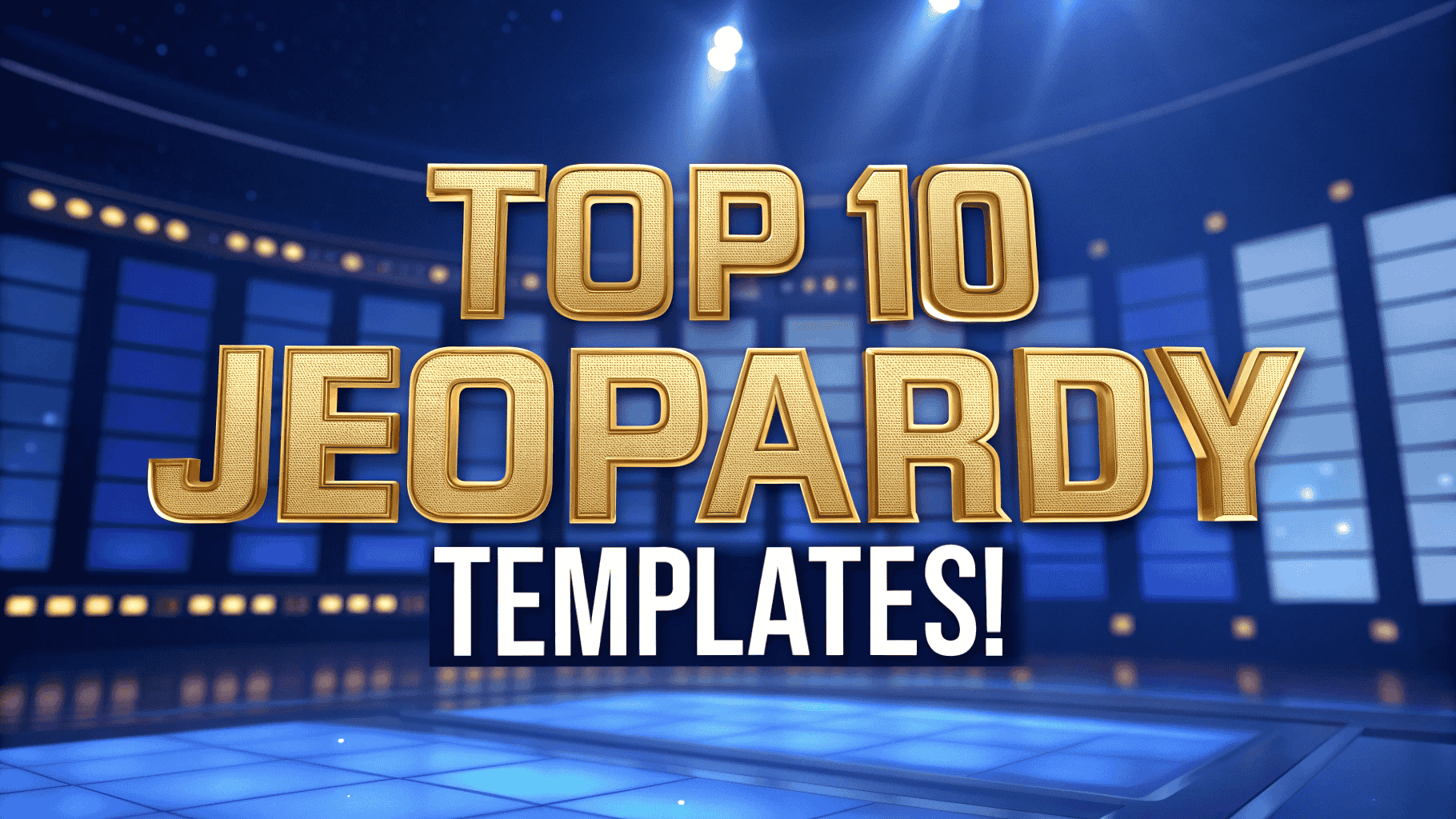 top 10 Jeopardy Template