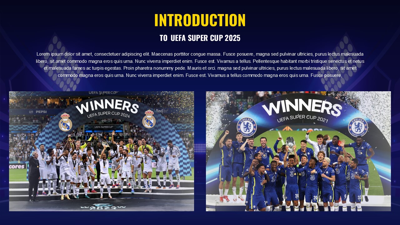 UEFA Super cup 2025 details
