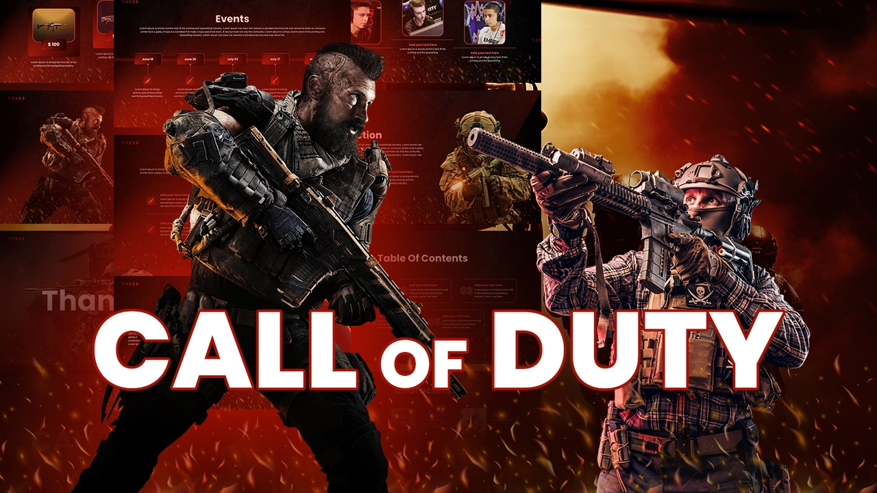 call of duty template featured image