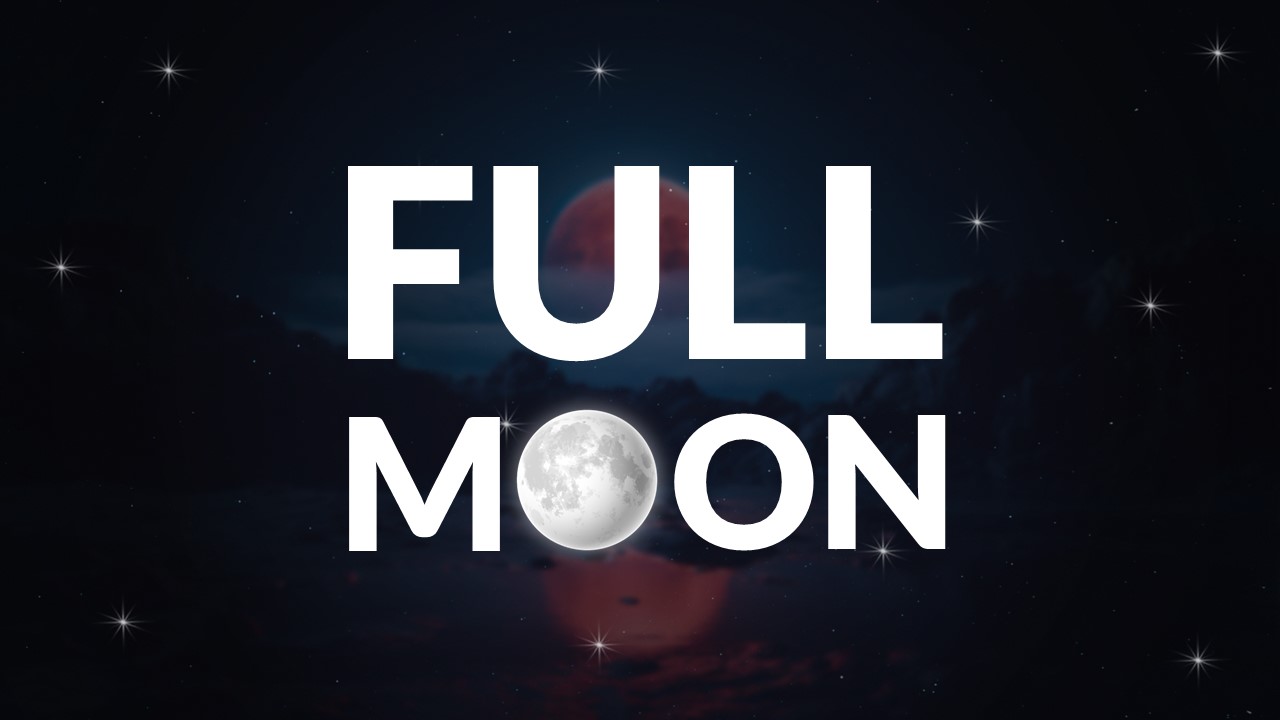 full moon educational template