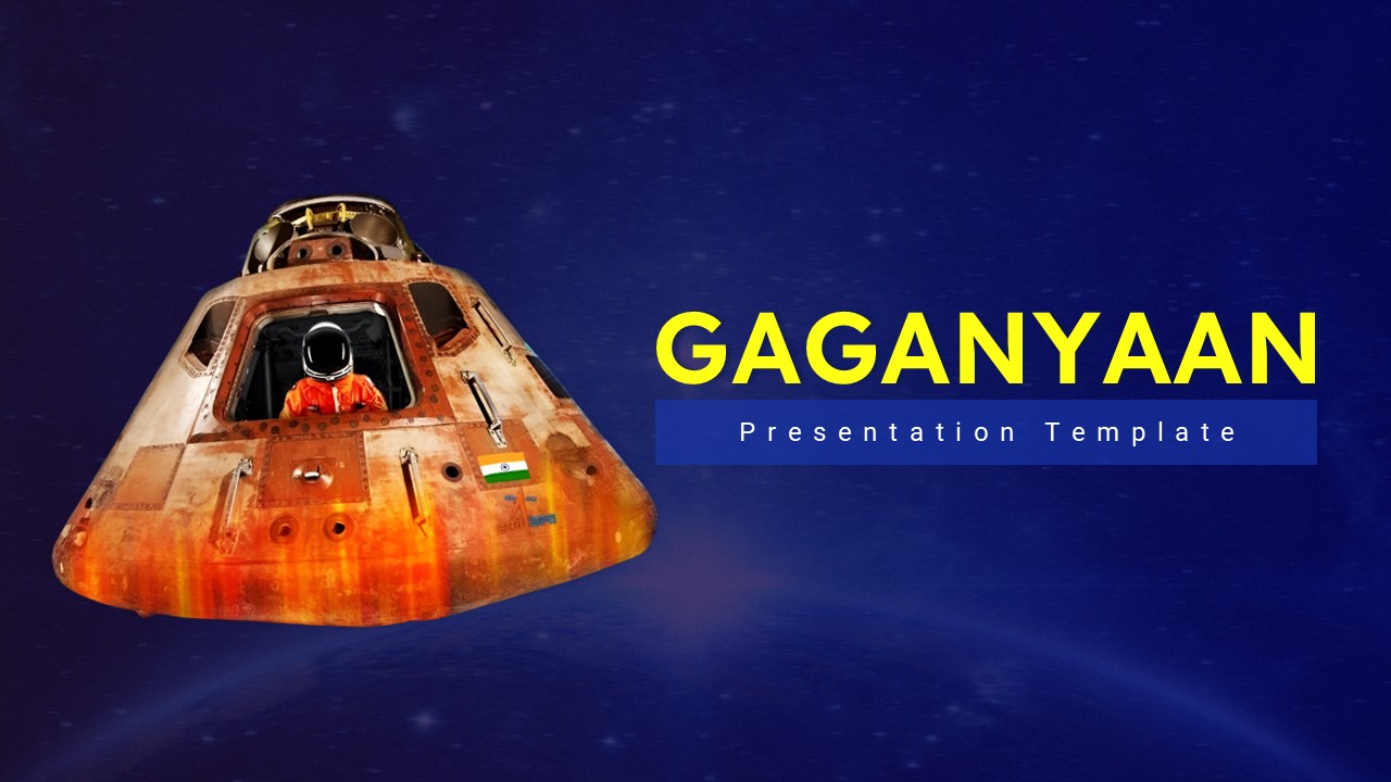 gaganyaan presentation template