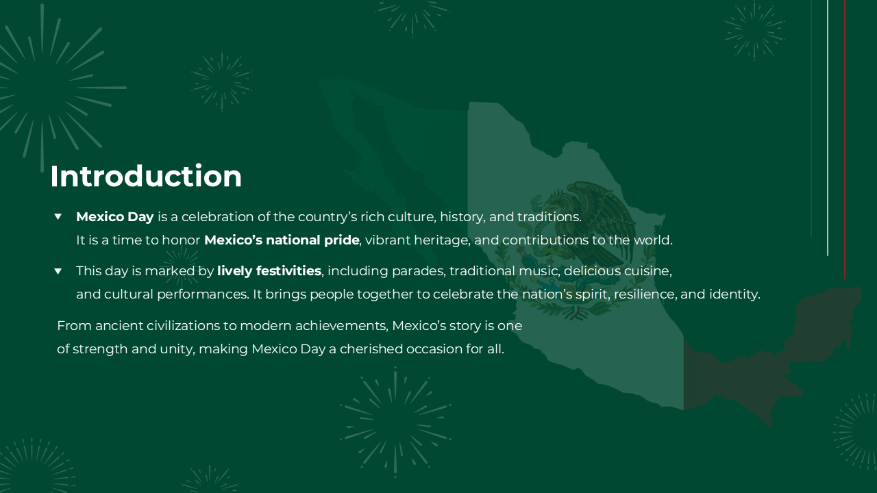 mexico day template