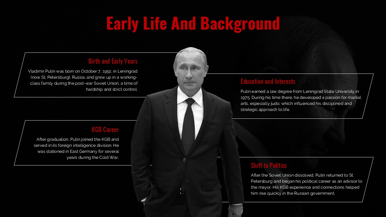 vladimir putin early life and background