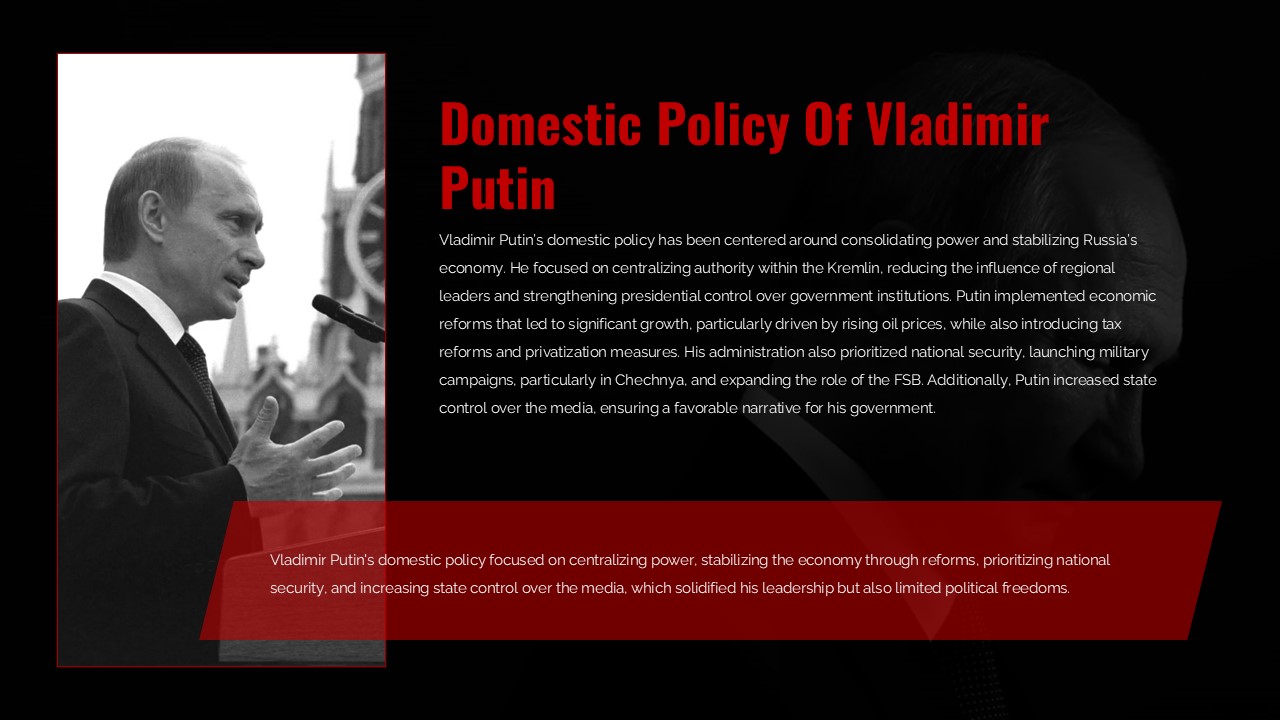 vladimir putin policy