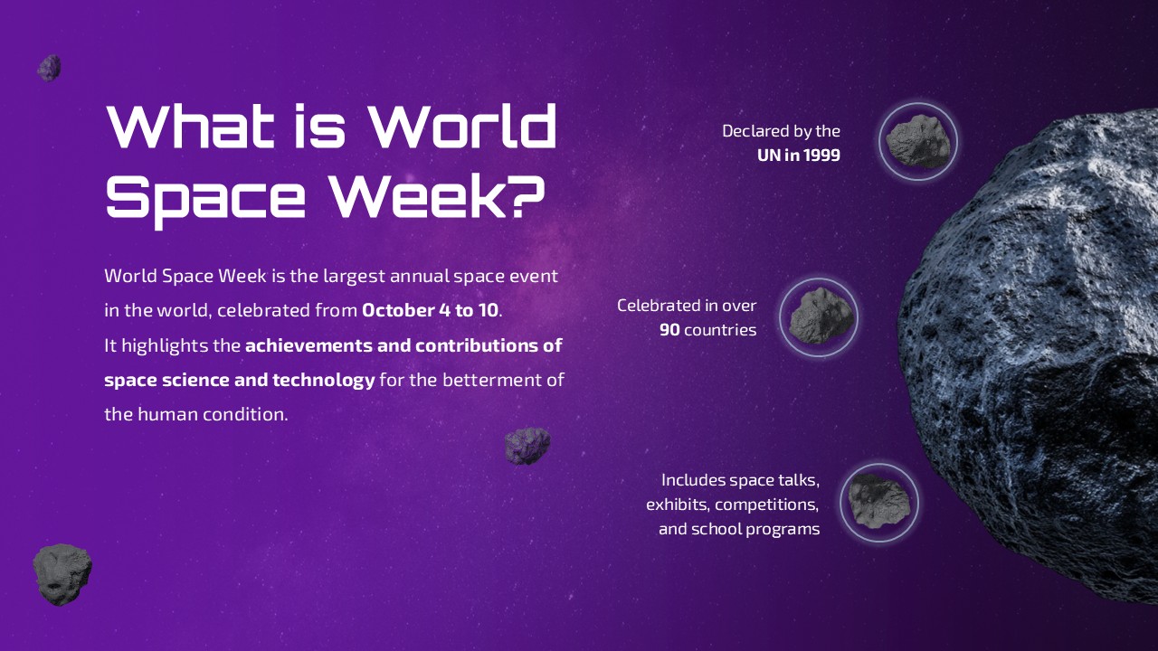What is World Space Week