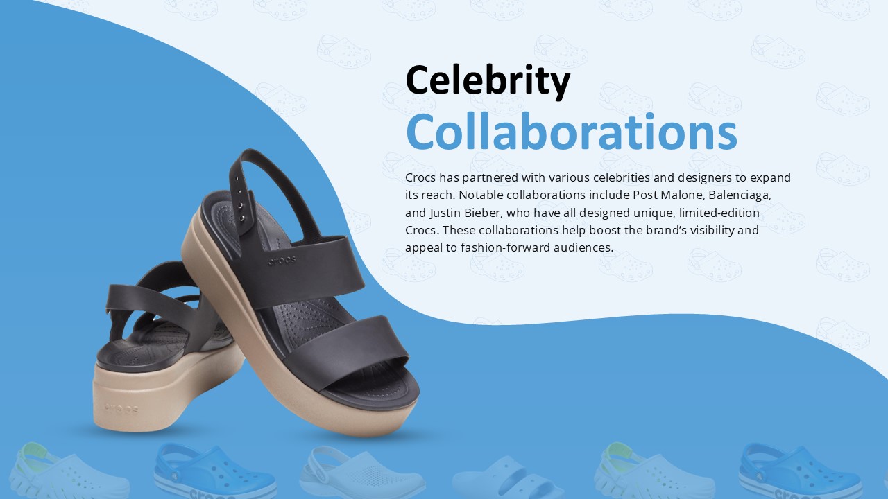 crocs collaboration with celebrity