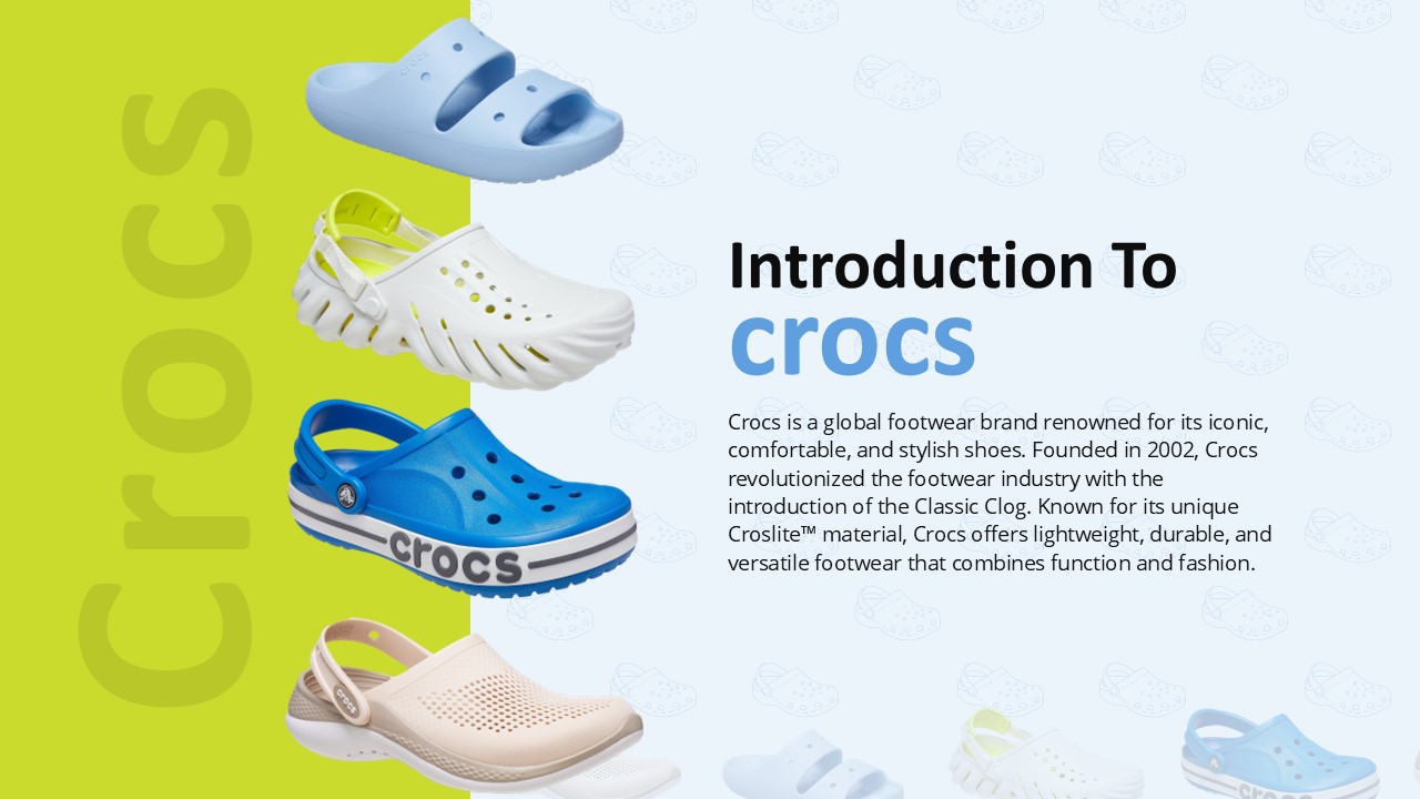 crocs intro
