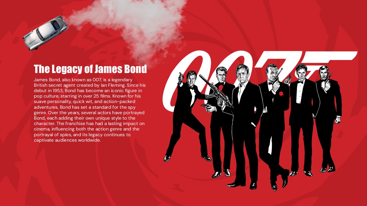 James bond story template