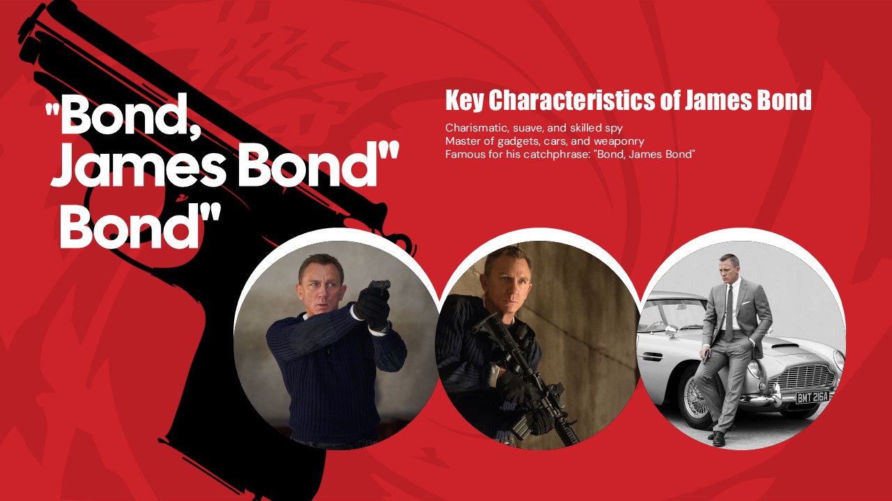 James bond inspire template