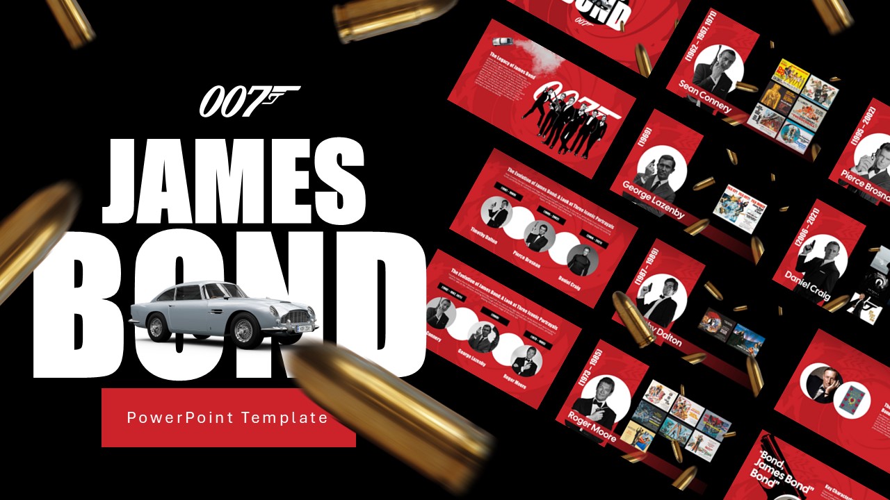 James bond theme template