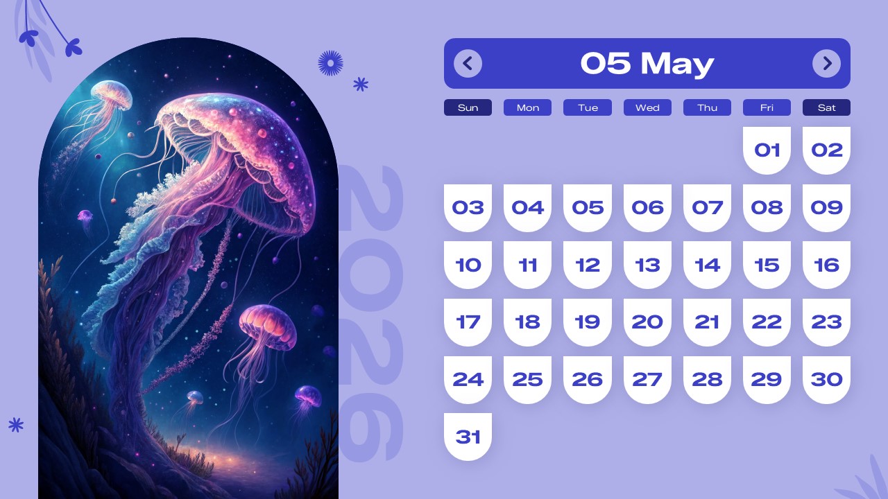 may 2026 calendar