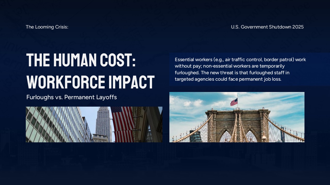 the human cost - workforce impact