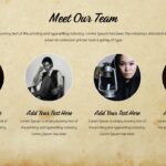 aesthetic meet our team template