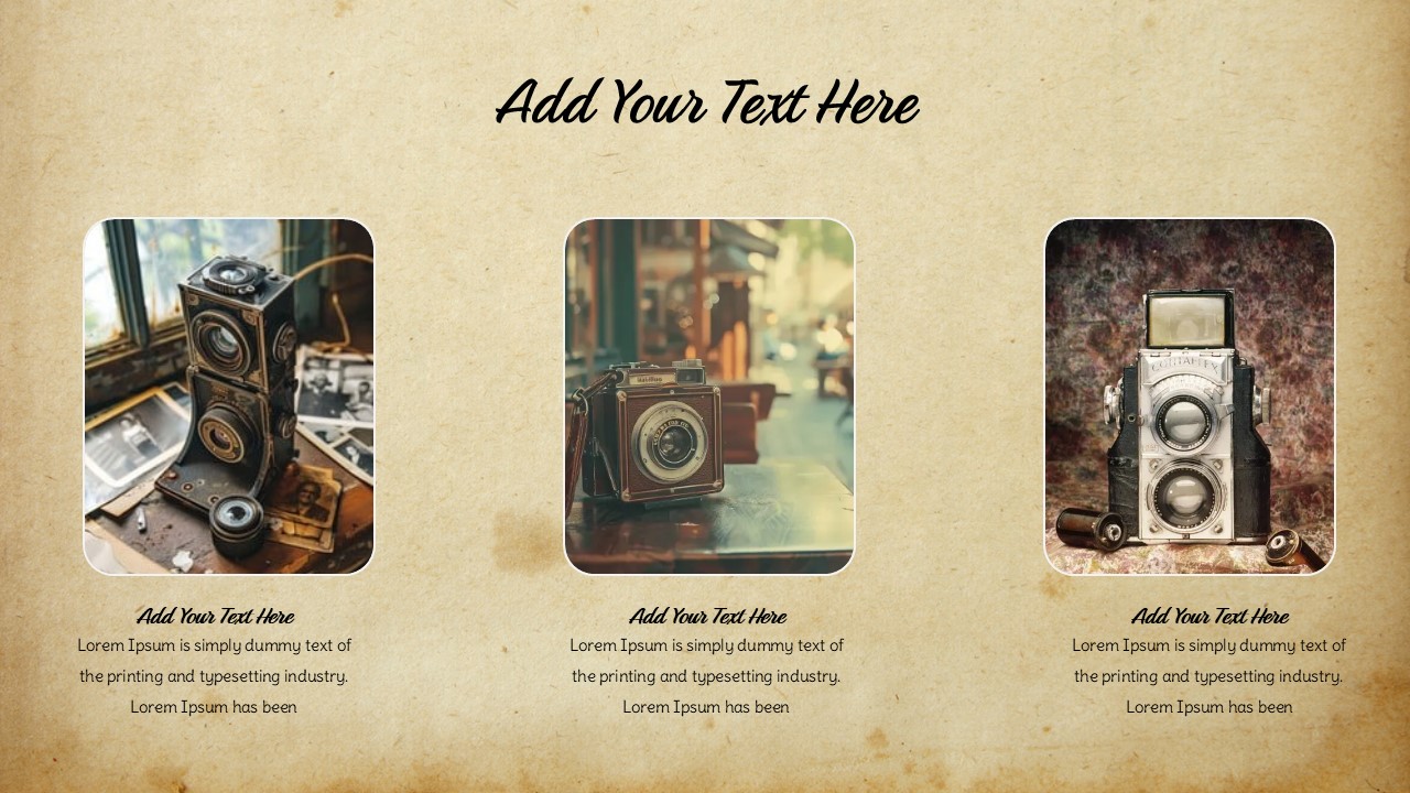 aesthetic vintage powerpoint template