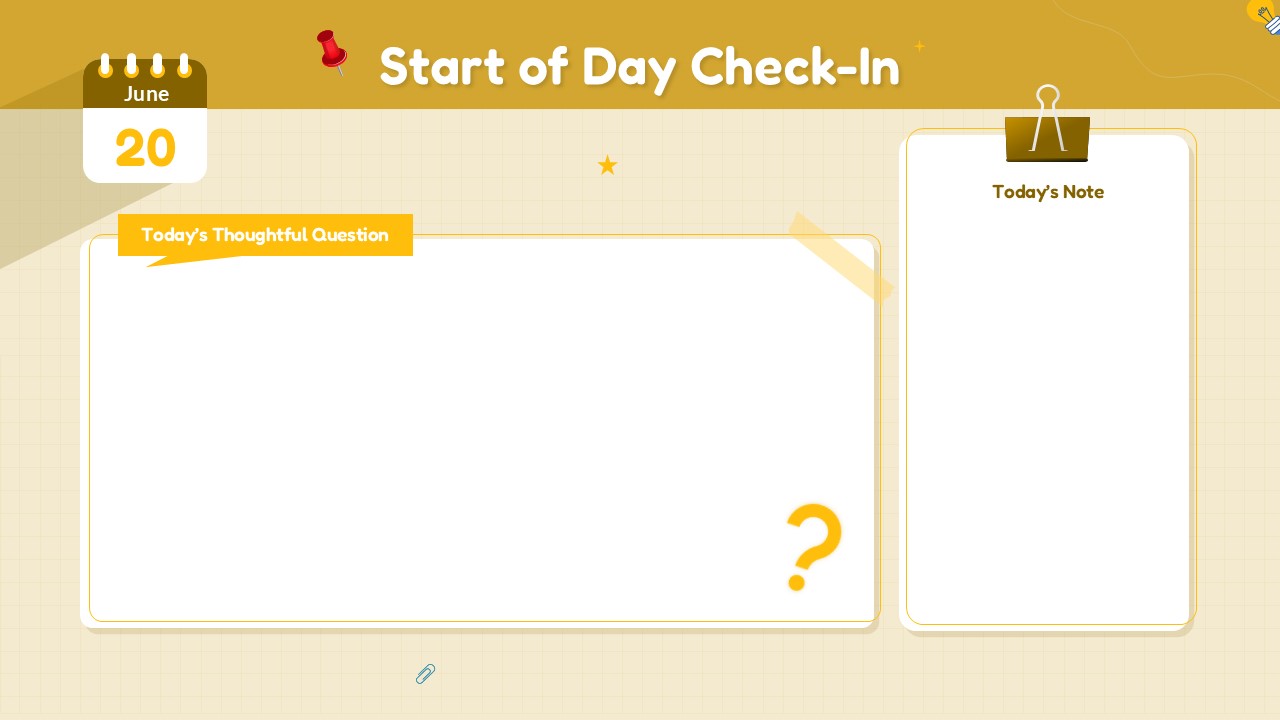 morning meeting powerpoint templates