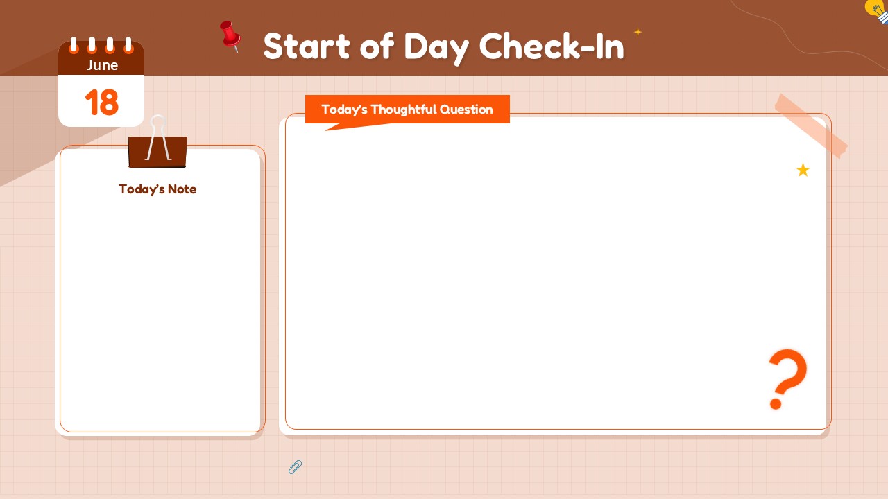 morning meeting slides free