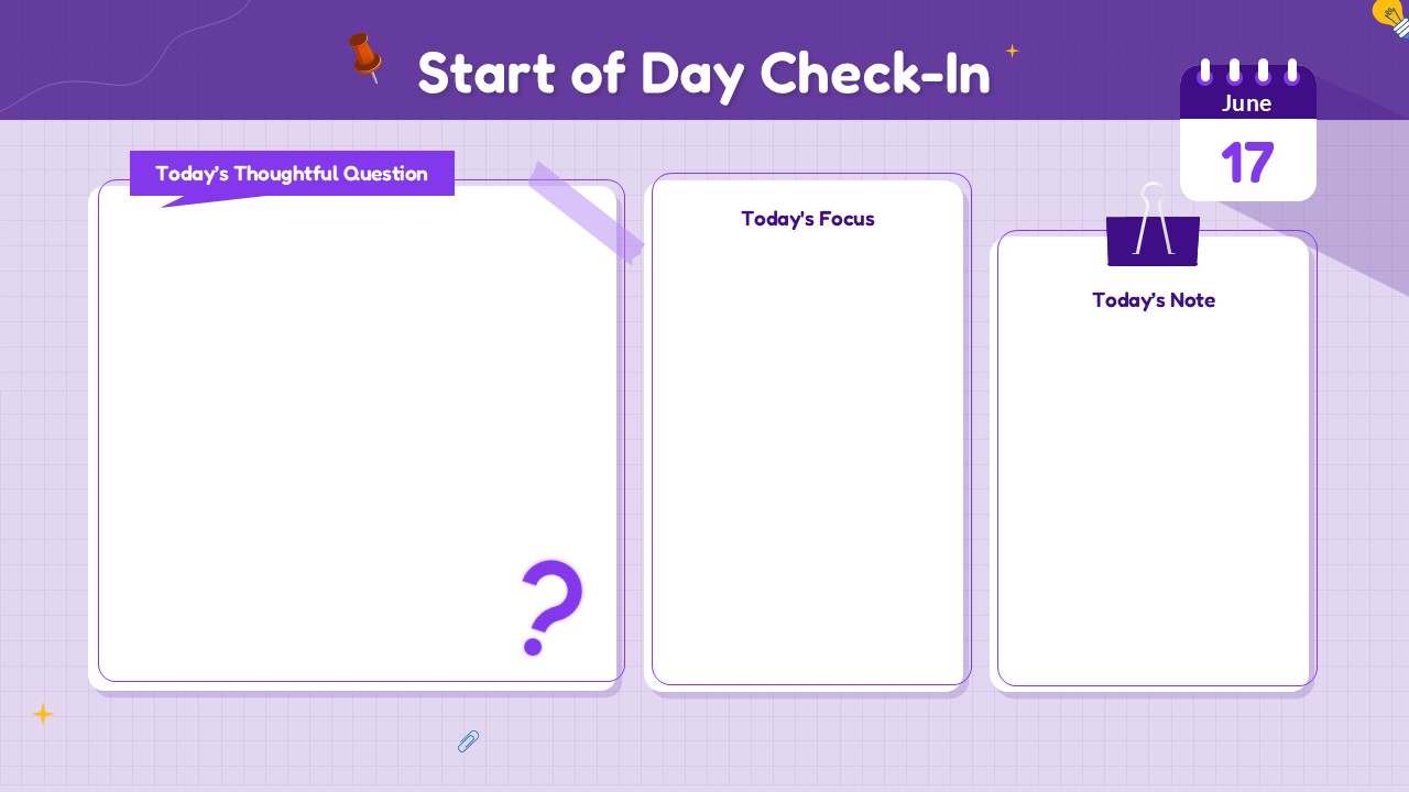 morning meeting template free