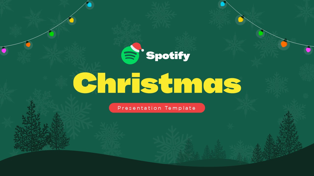 spotfiy christmas template