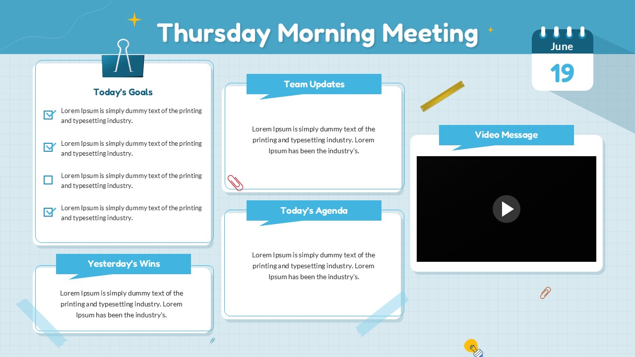 thursday morning meeting