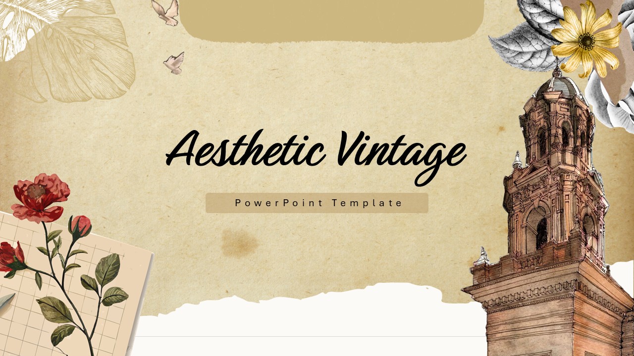 vintage powerpoint template