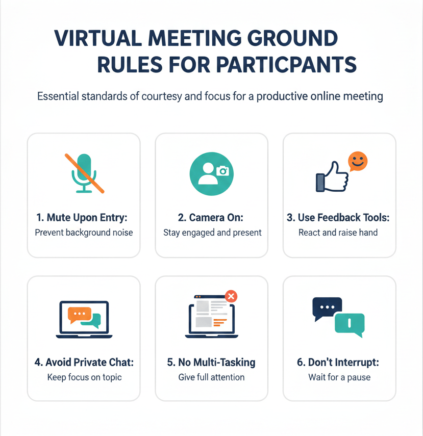 virtual meeting rules for participants