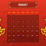 chinese august 2026 calendar