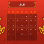 chinese july 2026 calendar