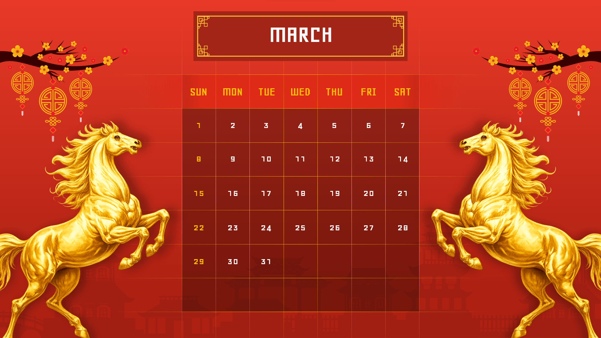 chinese march 2026 calendar