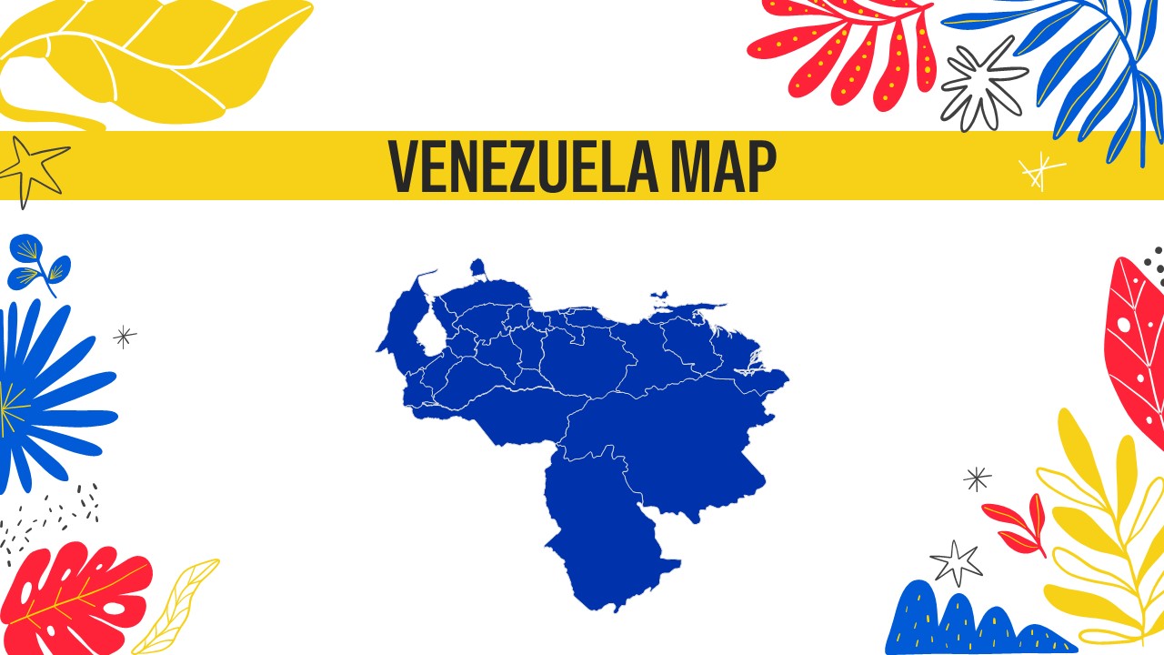 Venezuela map template