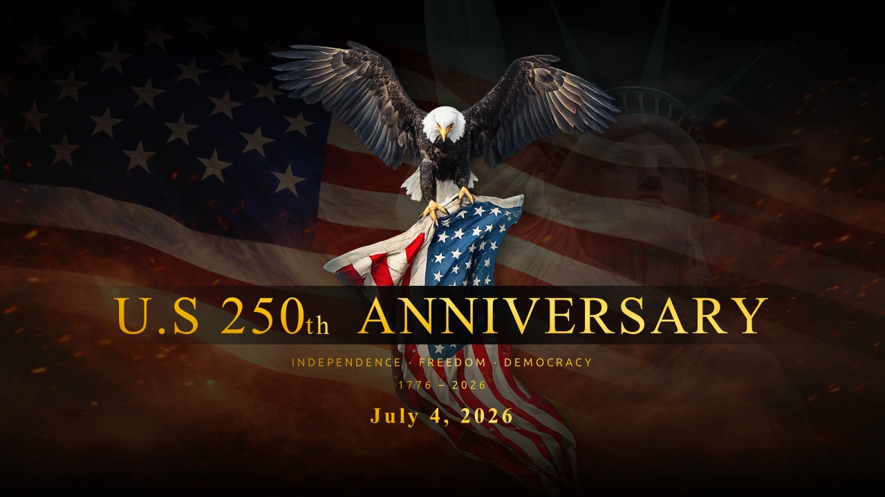 250th united states anniversary poster