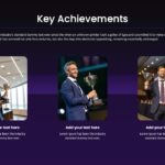 Biography Key Achievements Template