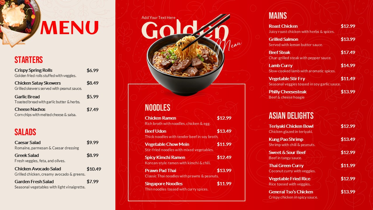 Restaurant Digital Signage