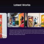 Self Intro Latest Works Template