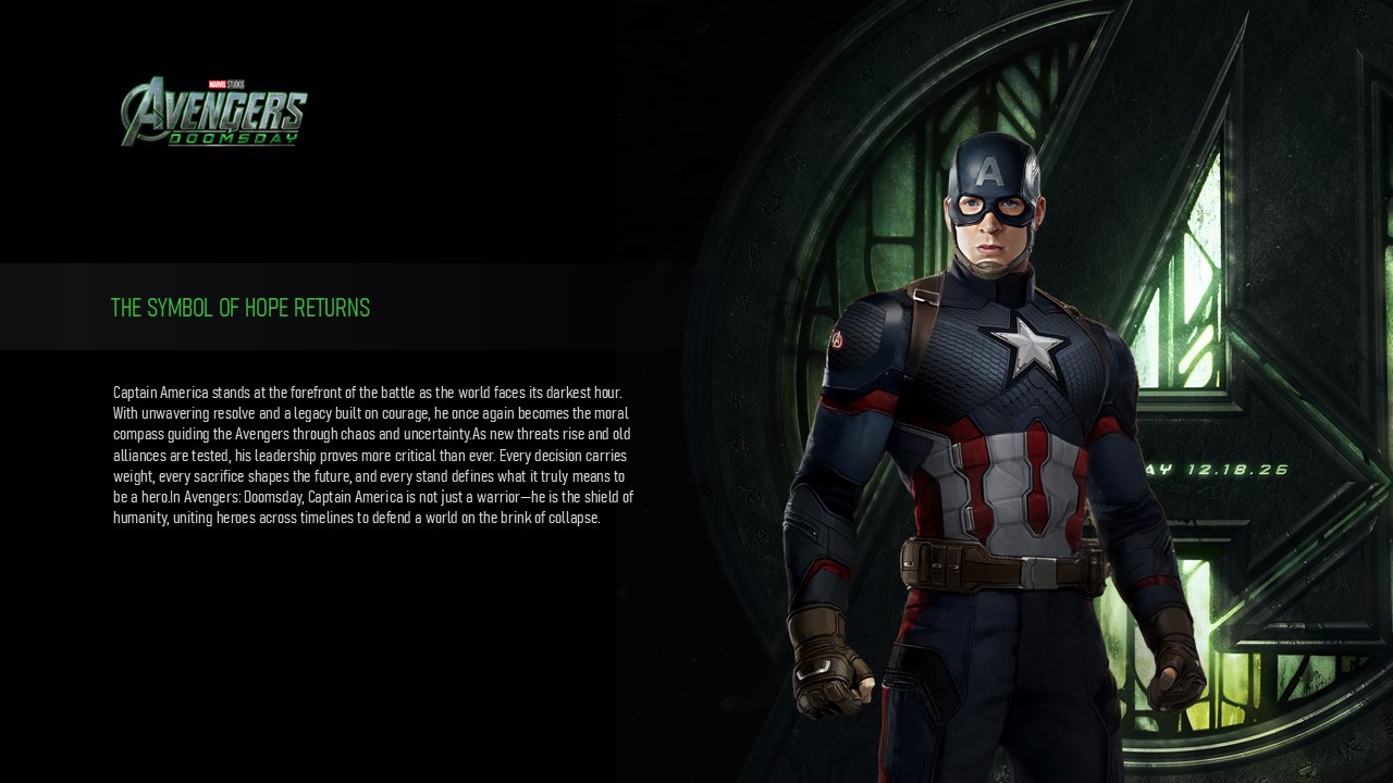 avengers doomsday captain america