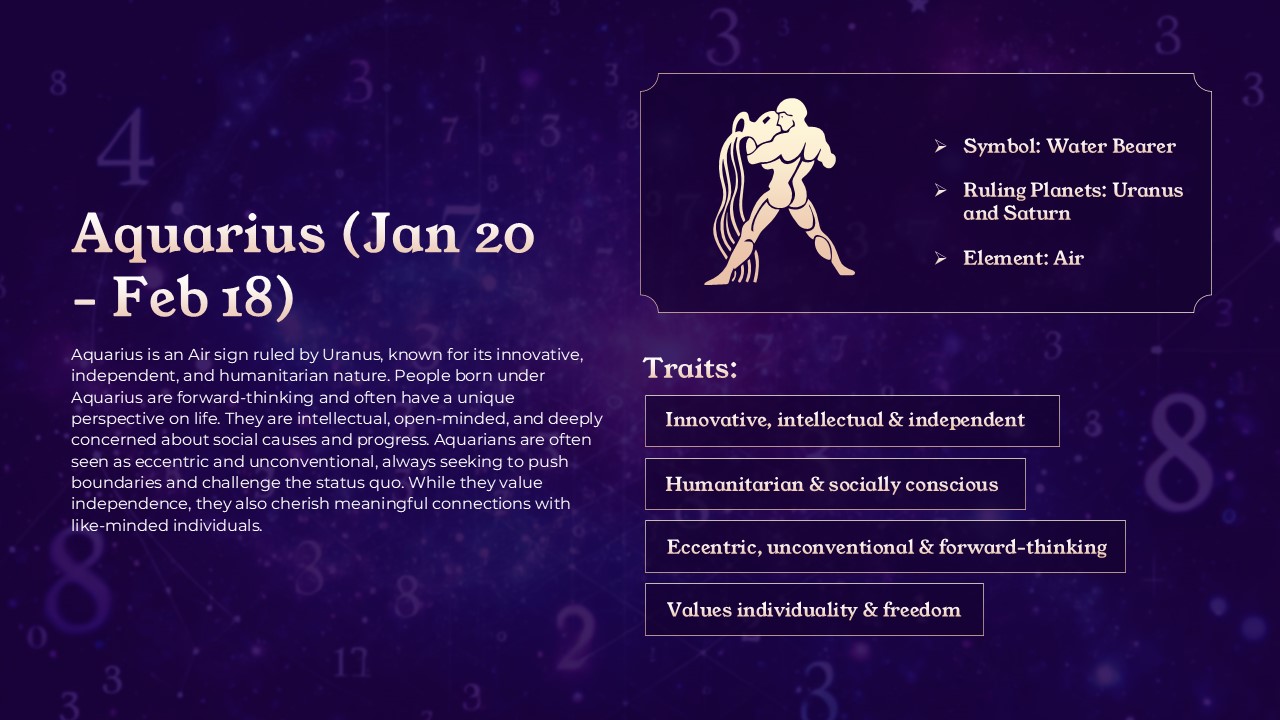 Aquarius - zodiac sign