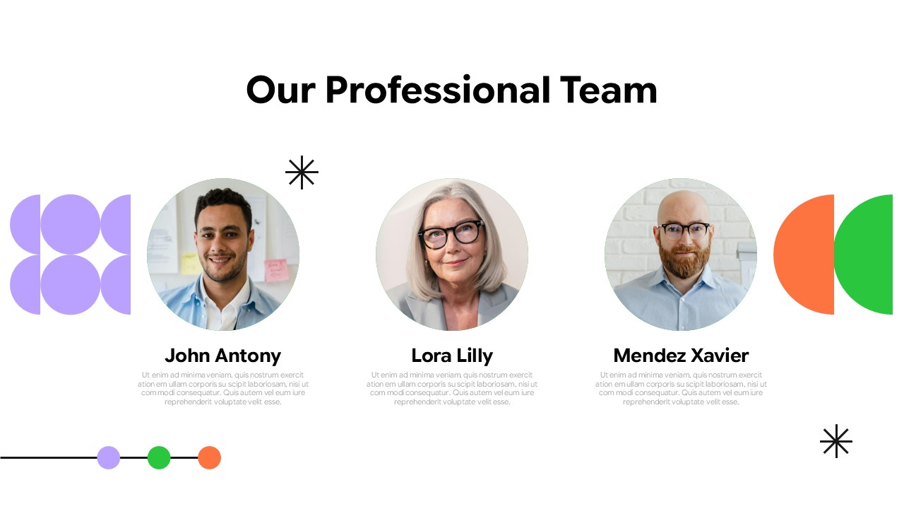 Consulting Proposal Our Team Slide